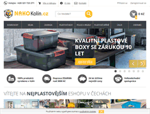 Tablet Screenshot of nako-kolin.cz